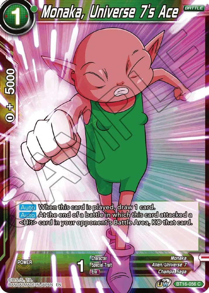 Monaka, Universe 7's Ace
