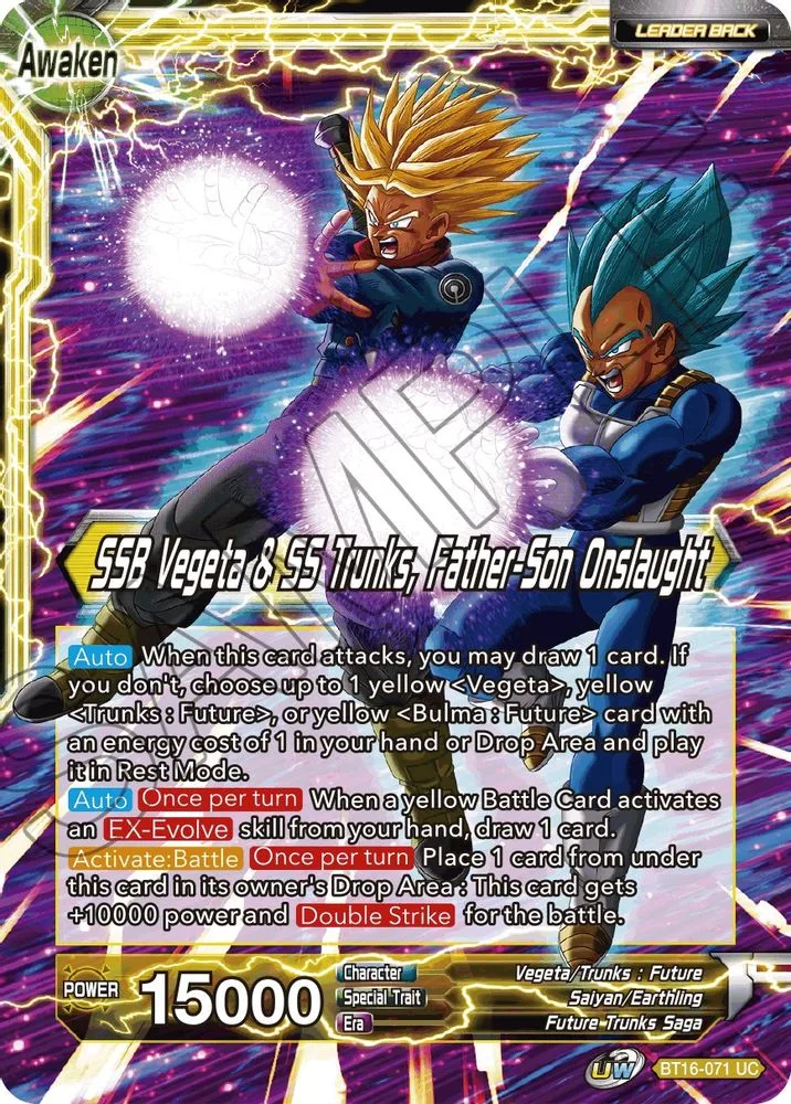 Trunks // SSB Vegeta & SS Trunks, Father-Son Onslaught