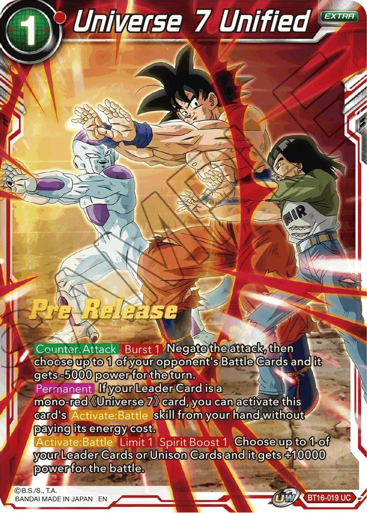 Universe 7 Unified (Pre-Release)