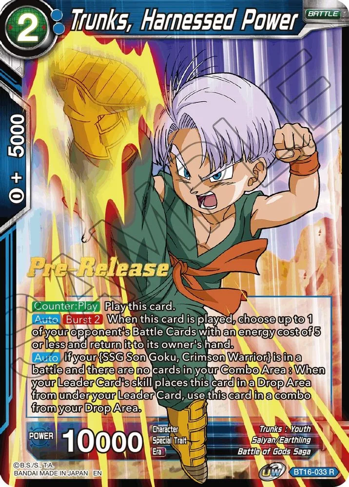 Trunks, Harnessed Power (Pre-Release)