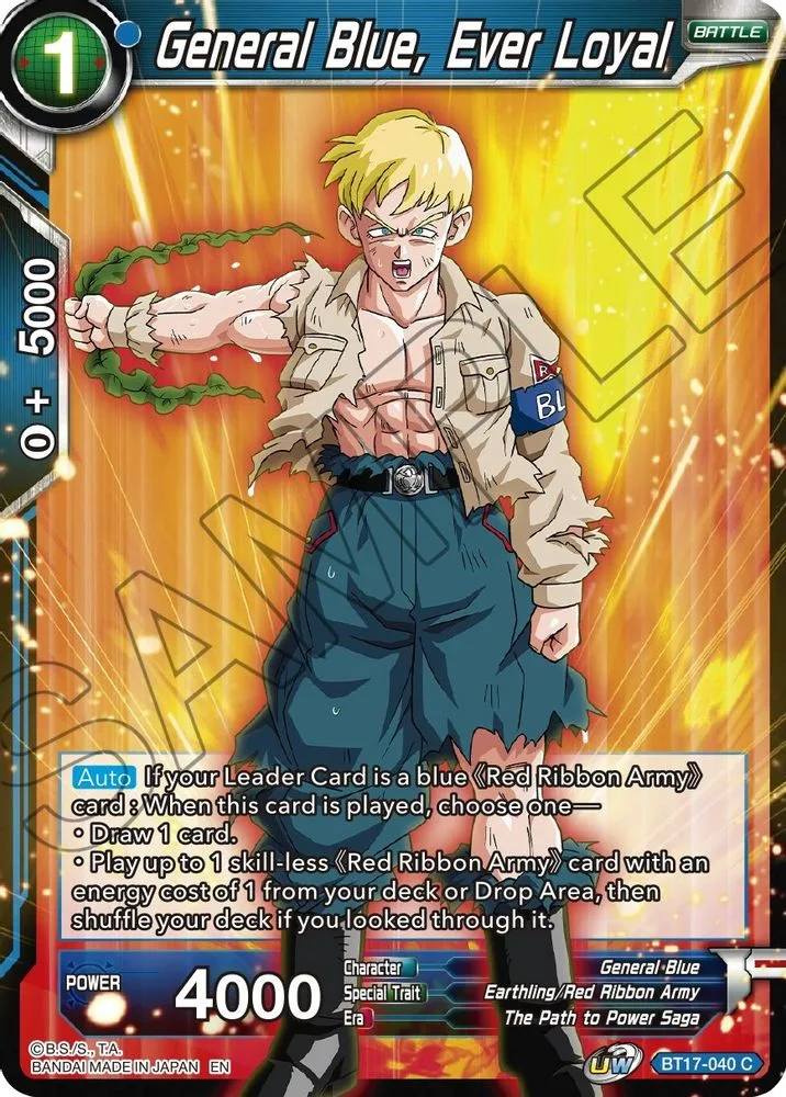 General Blue, Ever Loyal