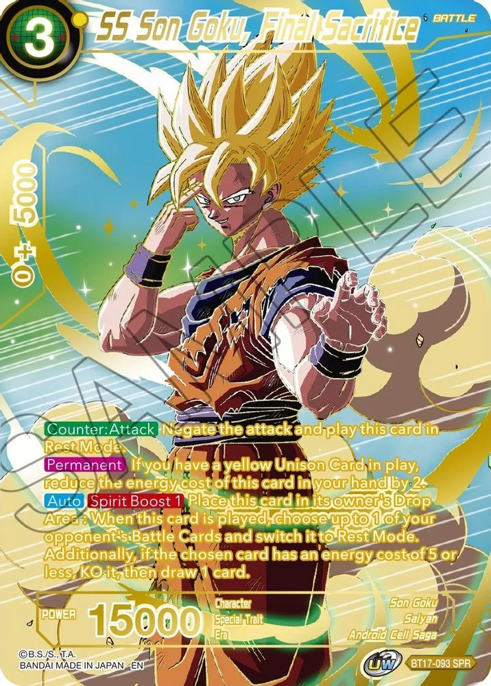 SS Son Goku, Final Sacrifice (SPR)