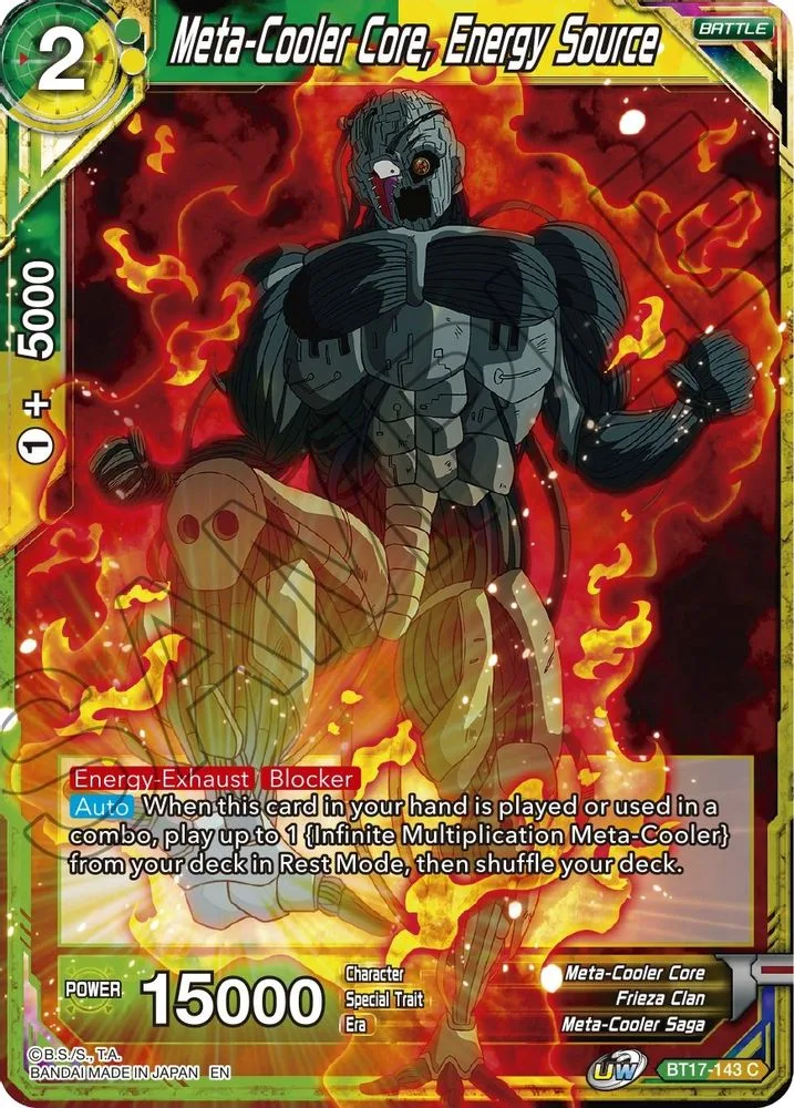 Meta-Cooler Core, Energy Source