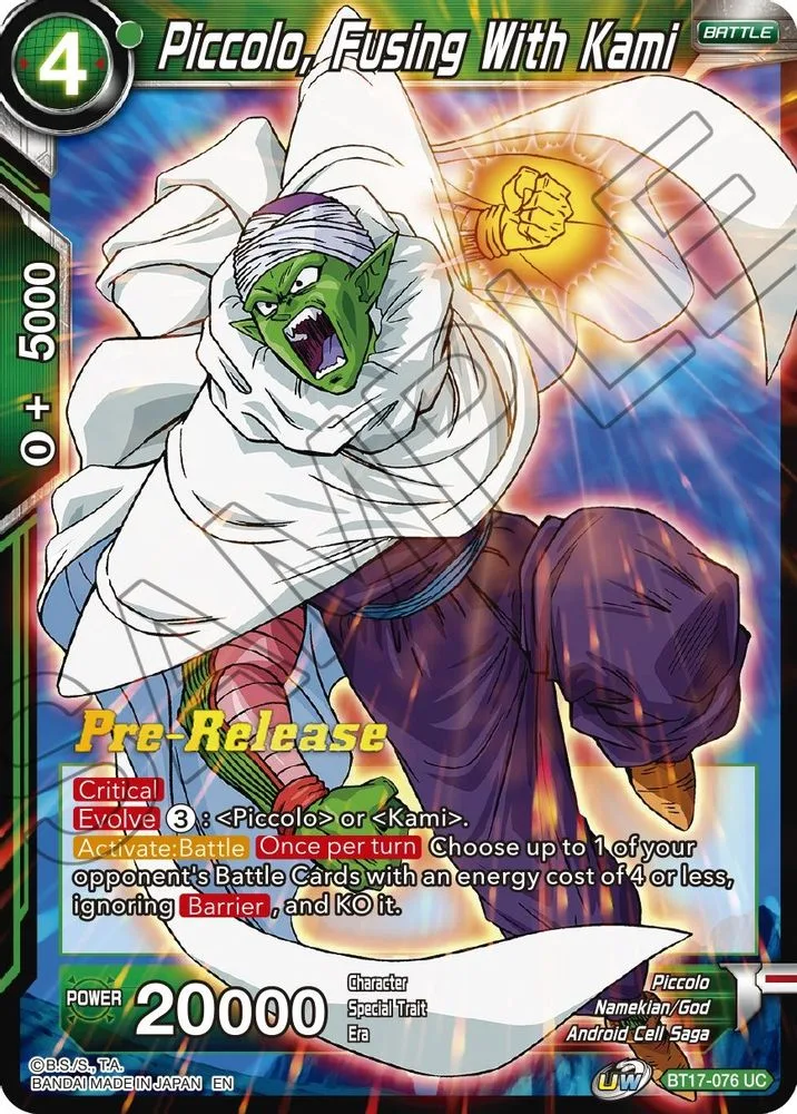 Piccolo, Fusing With Kami (Pre-Release)