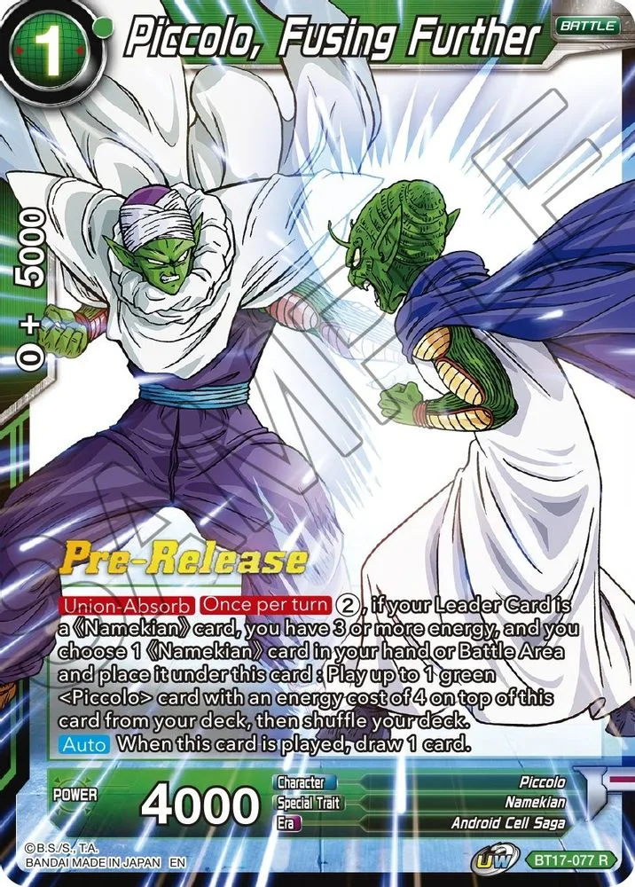 Piccolo, Fusing Further (Pre-Release)