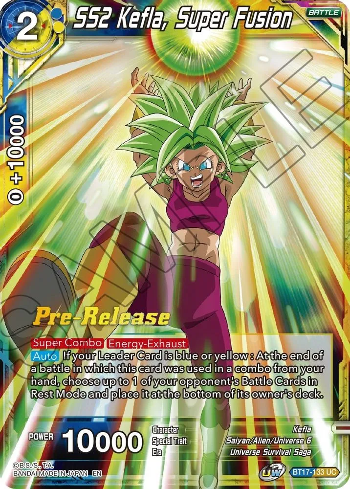 SS2 Kefla, Super Fusion (Pre-Release)