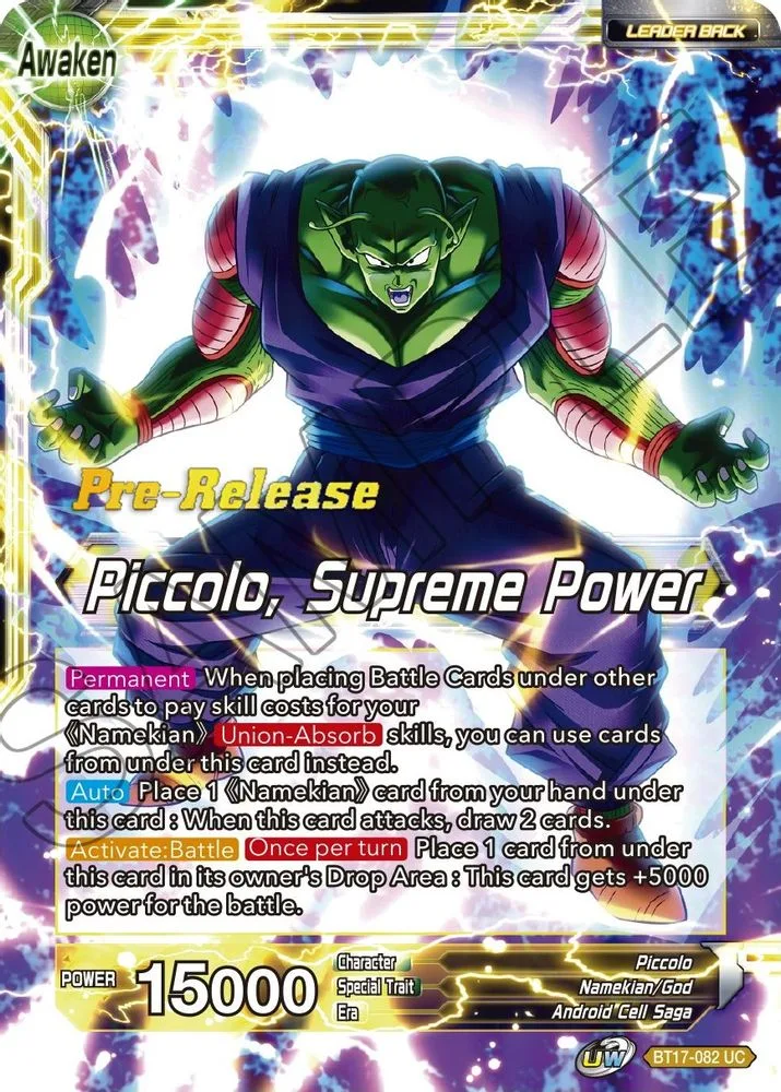 Piccolo // Piccolo, Supreme Power (Pre-Release)