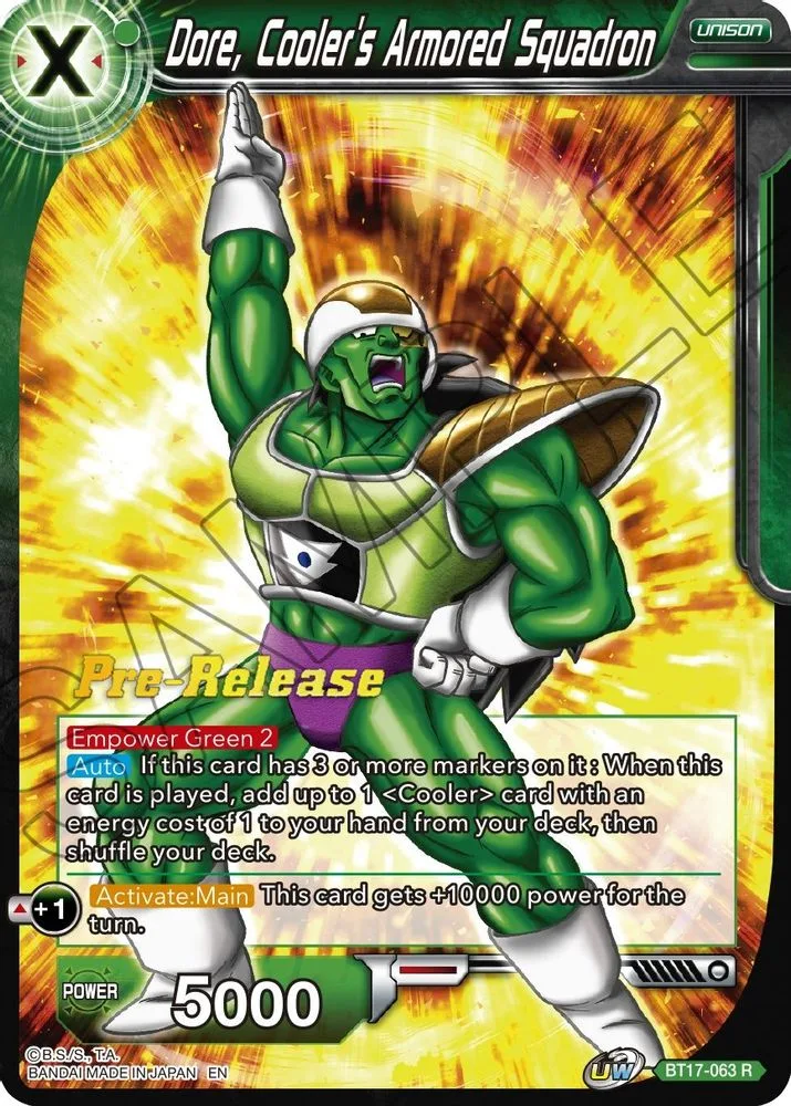 Dore, Cooler's Armored Squadron (Pre-Release)