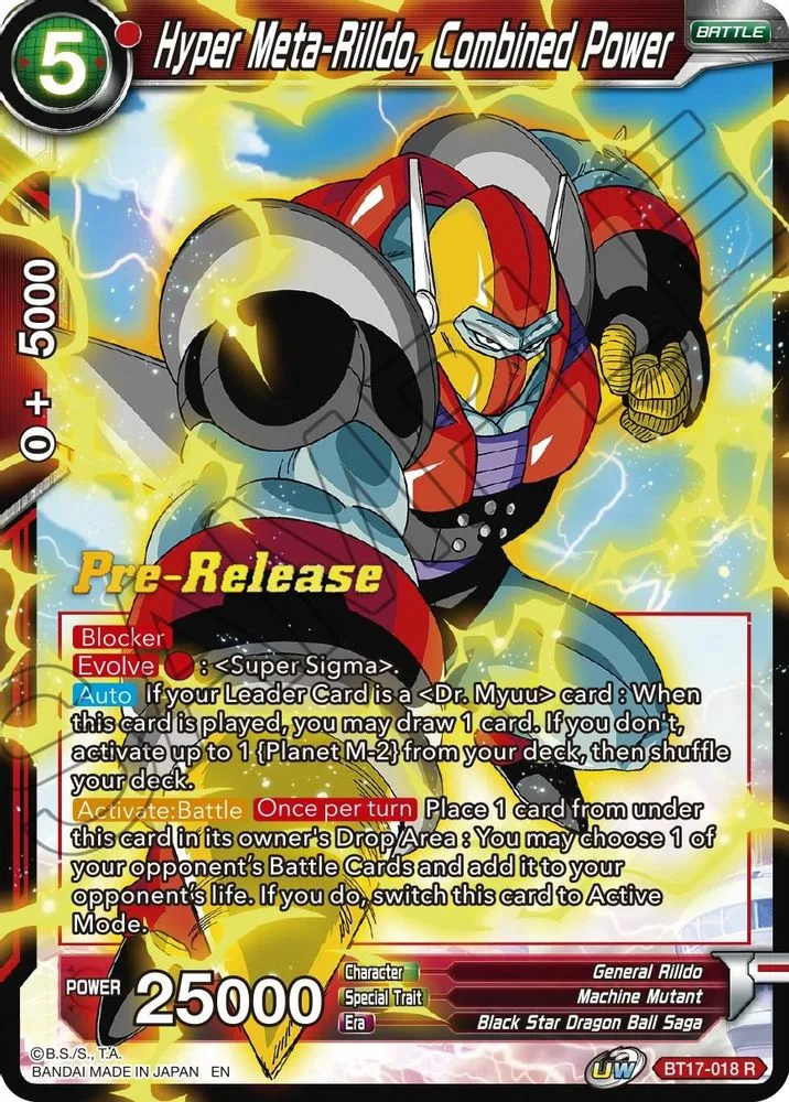 Hyper Meta-Rilldo, Combined Power (Pre-Release)
