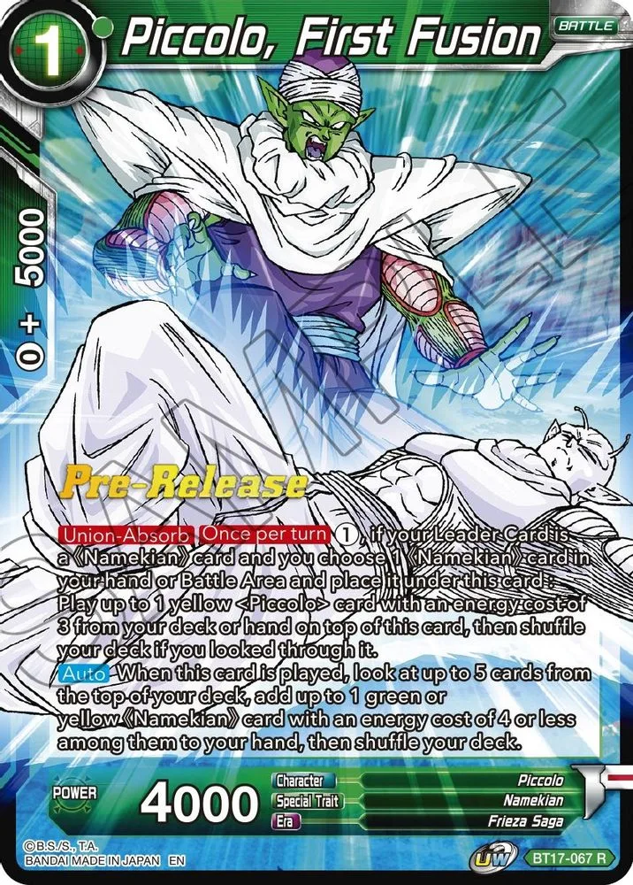 Piccolo, First Fusion (Pre-Release)