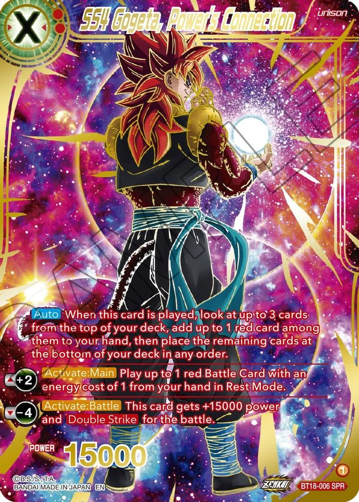 SS4 Gogeta, Power's Connection (SPR)