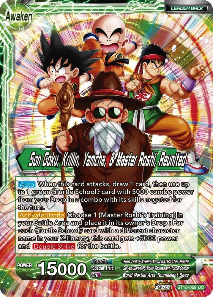 Master Roshi // Son Goku, Krillin, Yamcha, & Master Roshi, Reunited