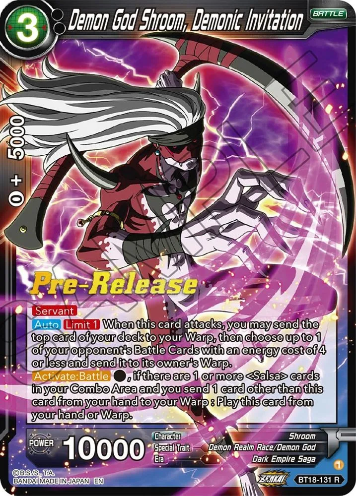 Demon God Shroom, Demonic Invitation (Pre-Release)