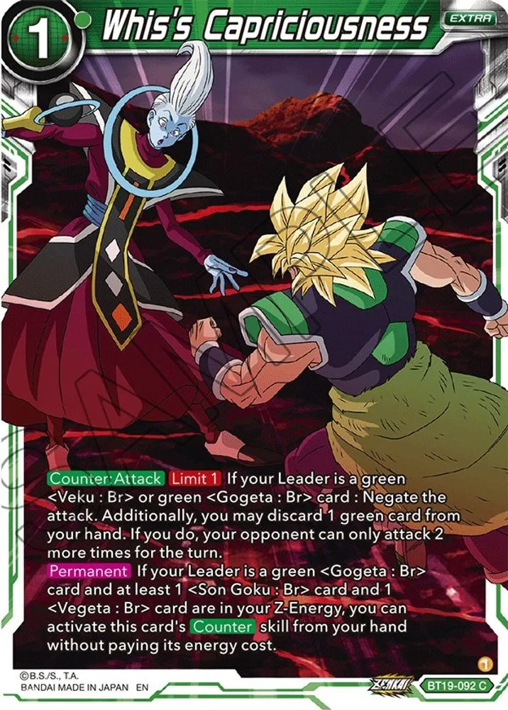 Whis's Capriciousness