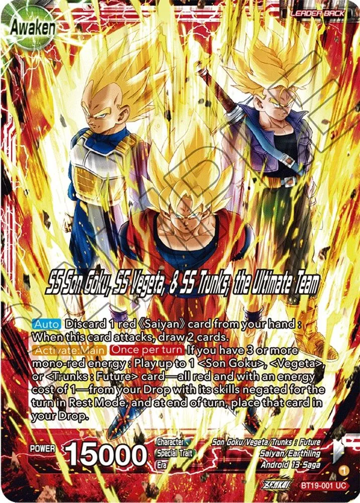 Son Goku & Vegeta & Trunks // SS Son Goku, SS Vegeta, & SS Trunks, the Ultimate Team
