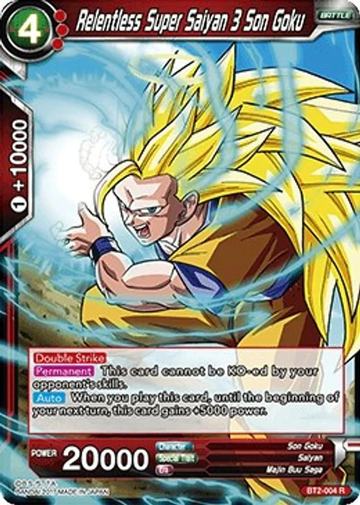 Relentless Super Saiyan 3 Son Goku