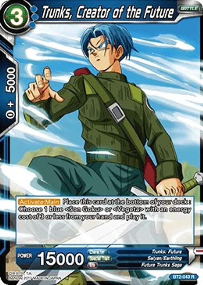 Trunks, Creator of the Future