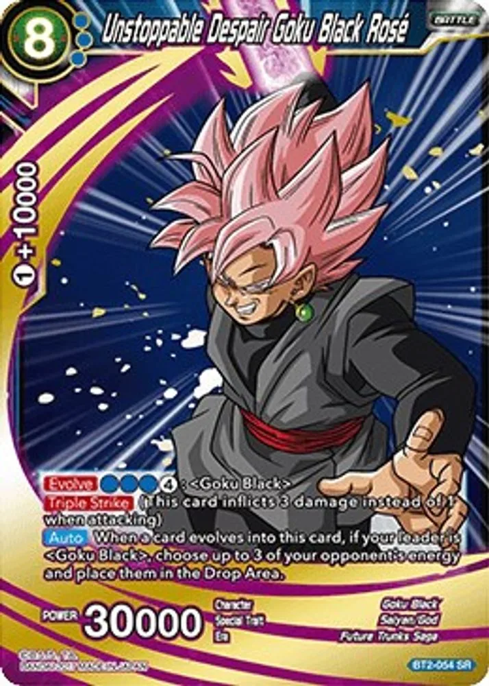 Unstoppable Despair Goku Black Rose