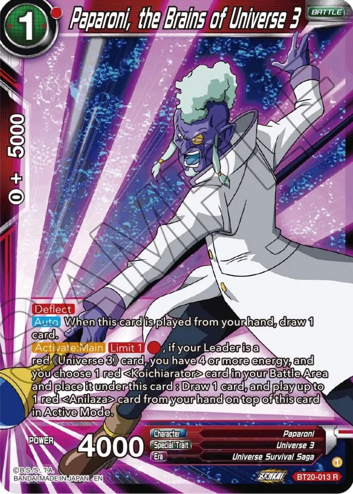 Paparoni, the Brains of Universe 3