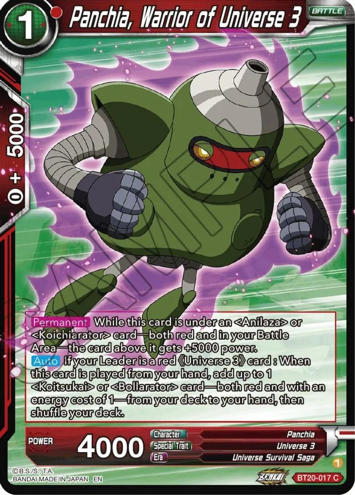 Panchia, Warrior of Universe 3