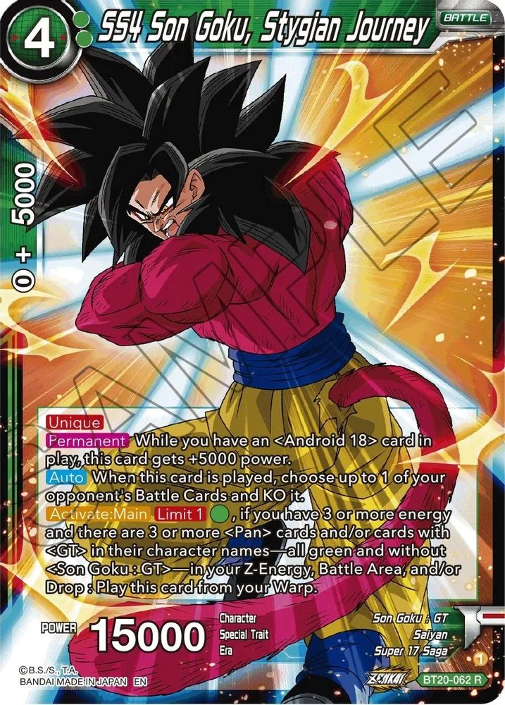 SS4 Son Goku, Stygian Journey