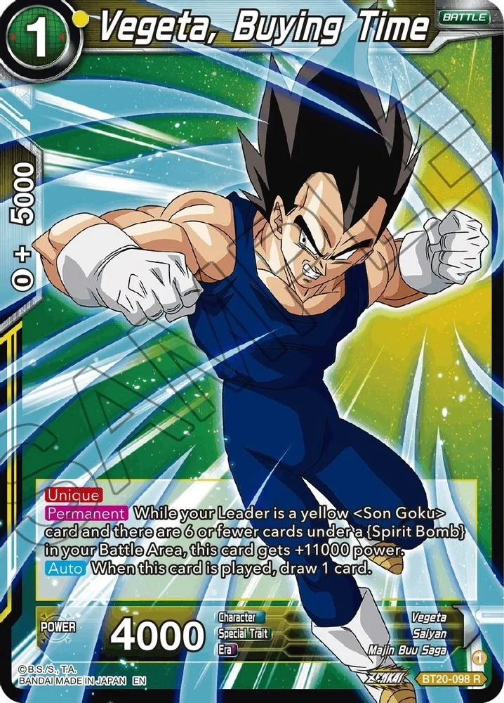 Vegeta, Buying Time