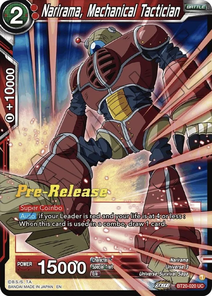 Narirama, Mechanical Tactician (Pre-Release)