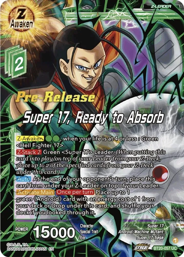 Super 17, Ready to Absorb (Pre-Release)