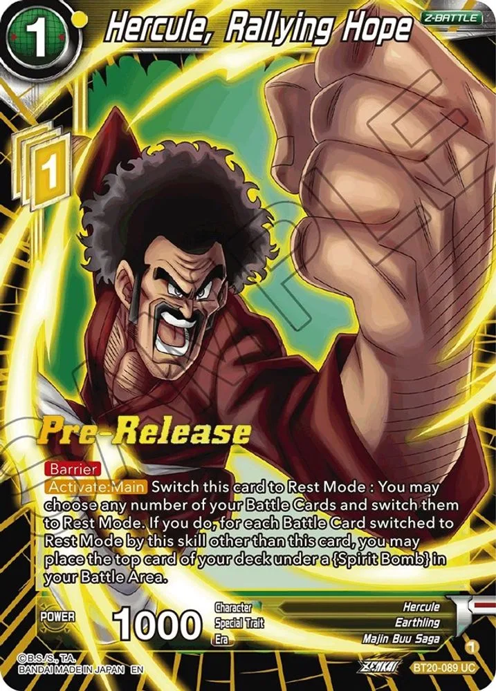 Hercule, Rallying Hope (Pre-Release)