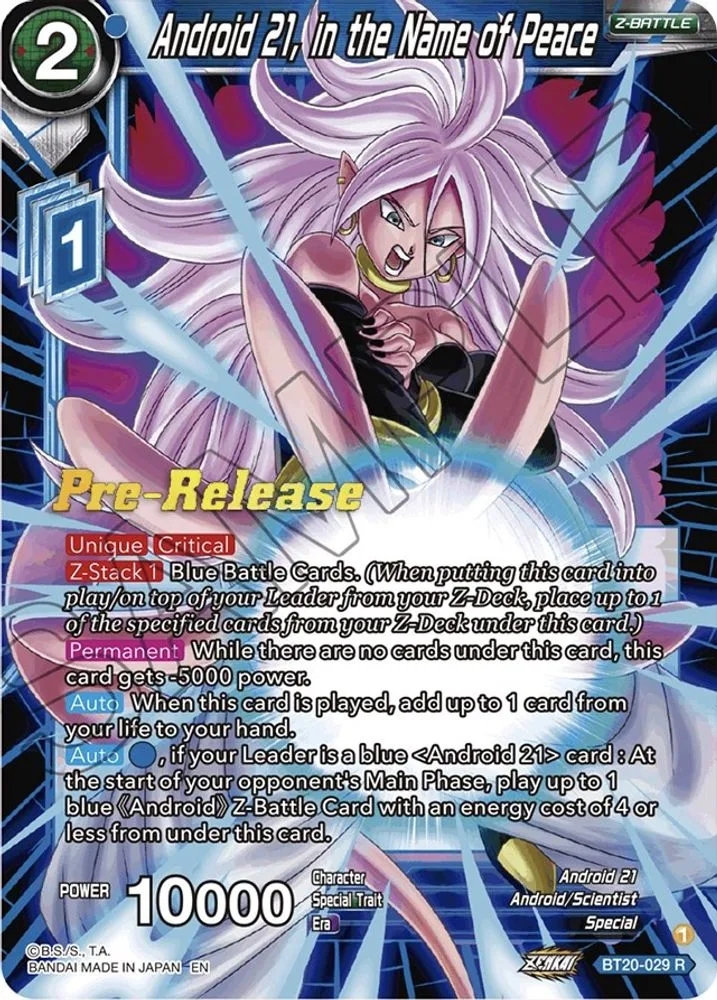 Android 21, in the Name of Peace (Pre-Release)