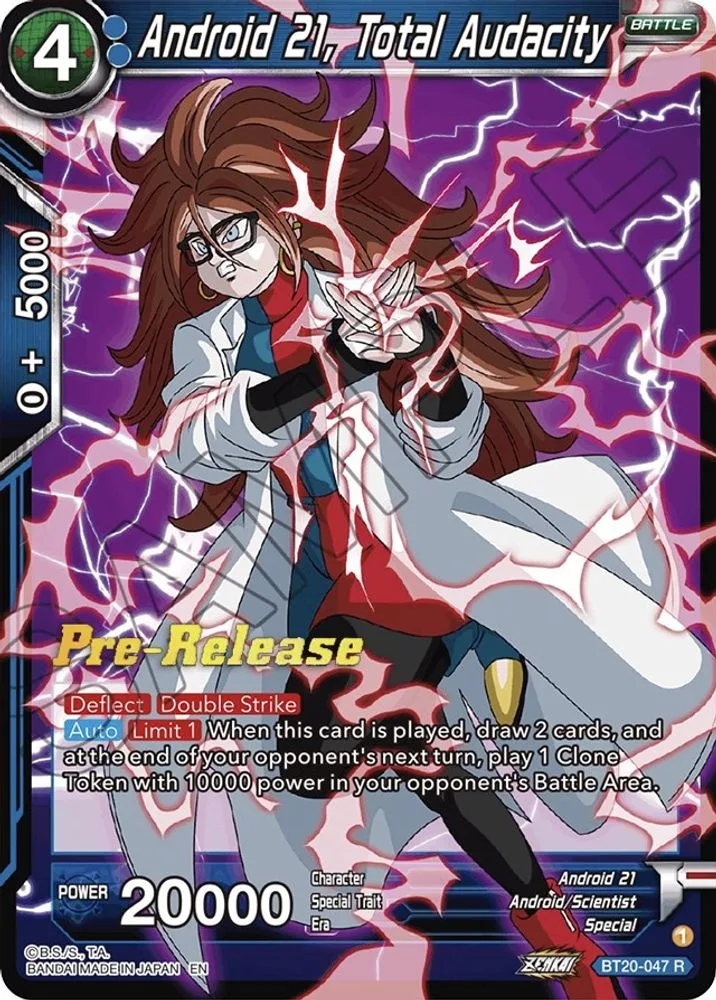 Android 21, Total Audacity (Pre-Release)