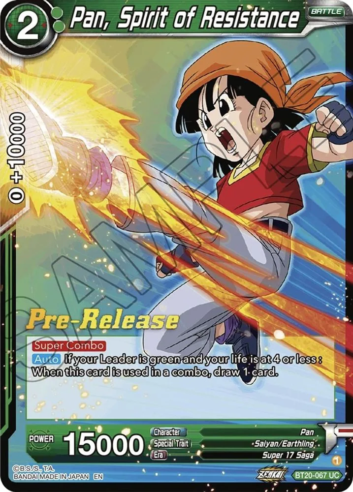 Pan, Spirit of Resistance (Pre-Release)