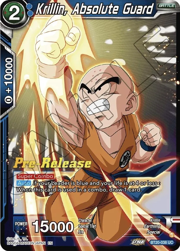 Krillin, Absolute Guard (Pre-Release)