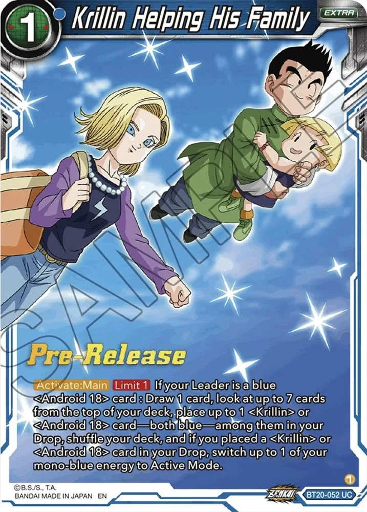 Krillin Helping His Family (Pre-Release)
