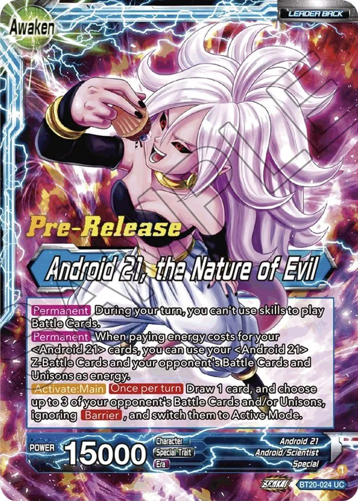 Android 21 // Android 21, the Nature of Evil (Pre-Release)