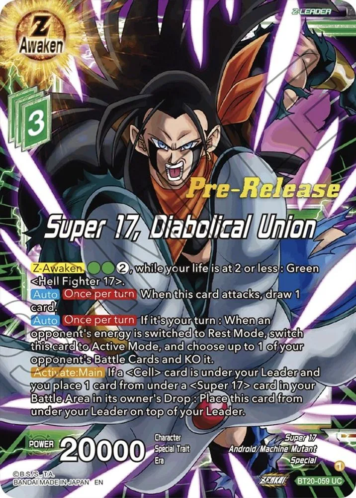 Super 17, Diabolical Union (Pre-Release)