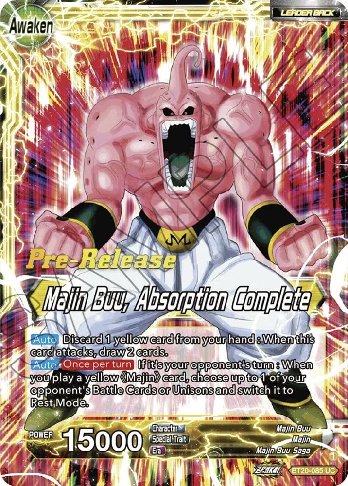 Majin Buu // Majin Buu, Absorption Complete (Pre-Release)