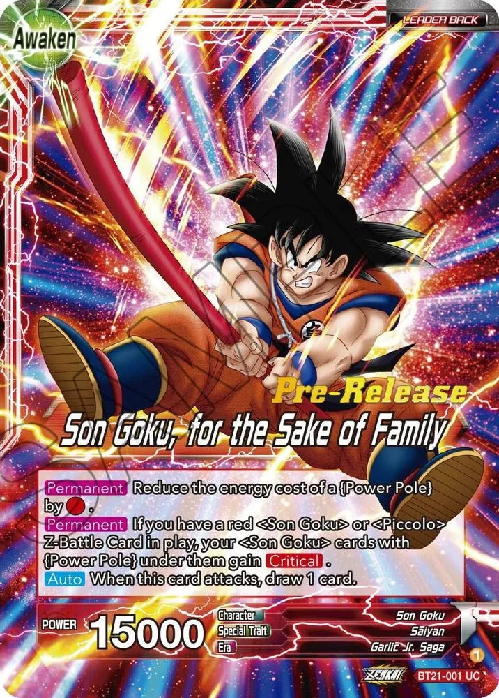 Son Goku // Son Goku, for the Sake of Family (Pre-Release)