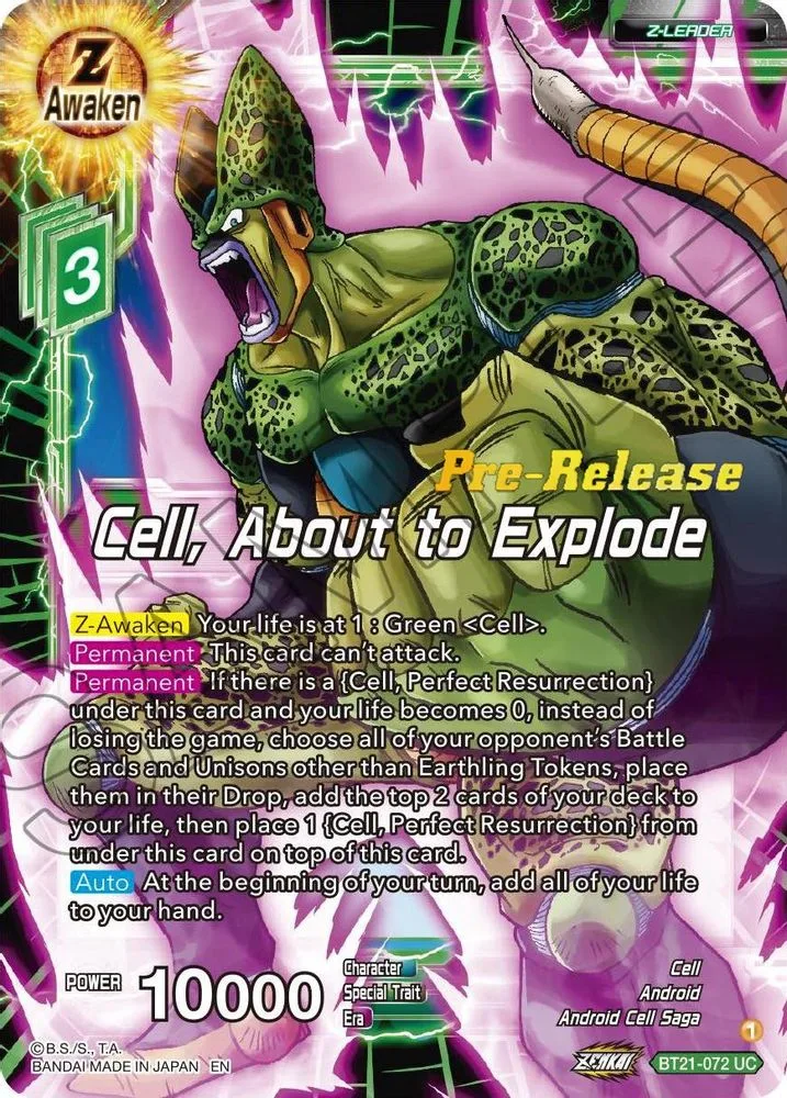 Cell, About to Explode (Pre-Release)