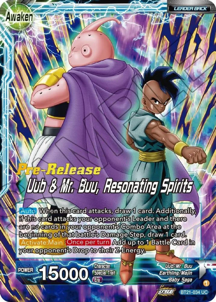 Uub // Uub & Mr. Buu, Resonating Spirits (Pre-Release)