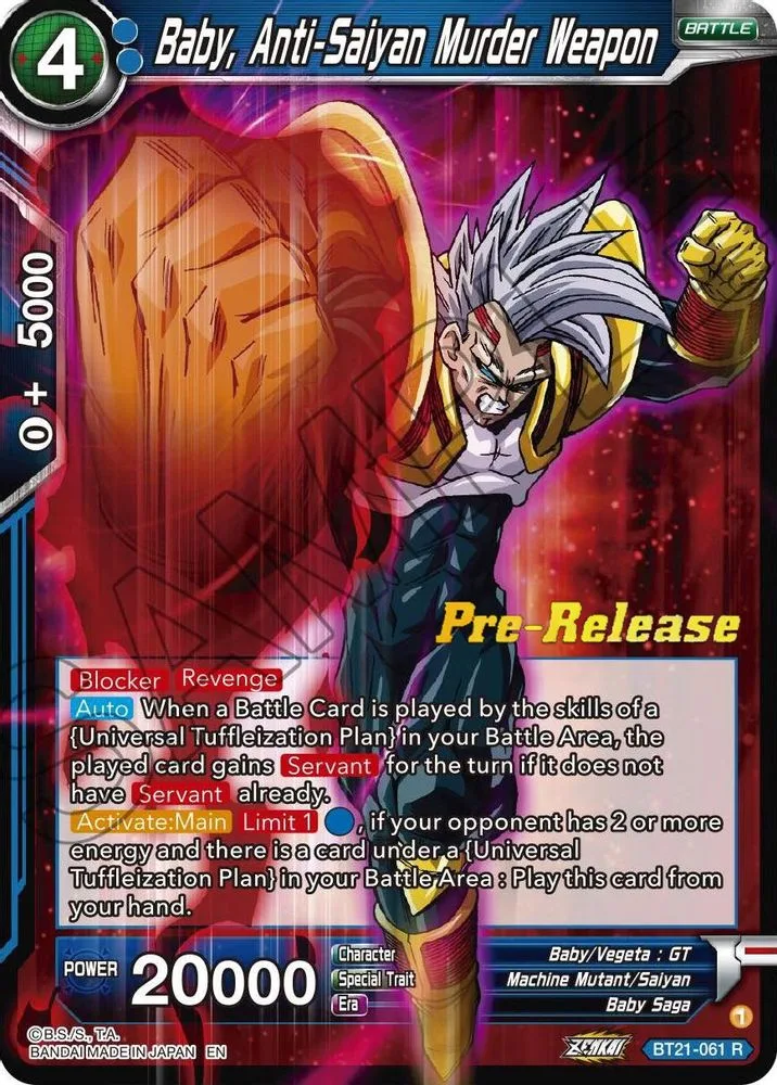 Baby, Anti-Saiyan Murder Weapon (Pre-Release)