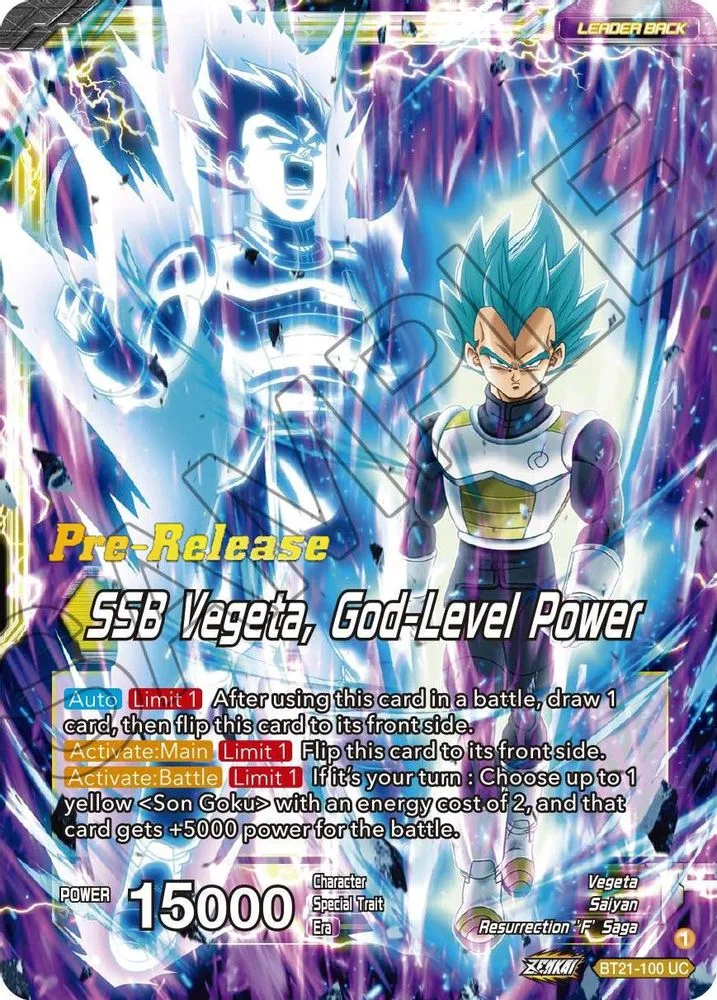 SSB Son Goku // SSB Vegeta, God-Level Power (Pre-Release)