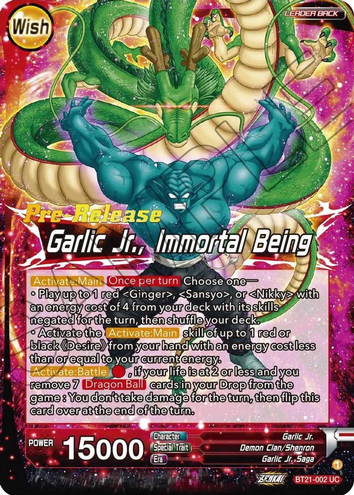 Garlic Jr. // Garlic Jr., Immortal Being (Pre-Release)