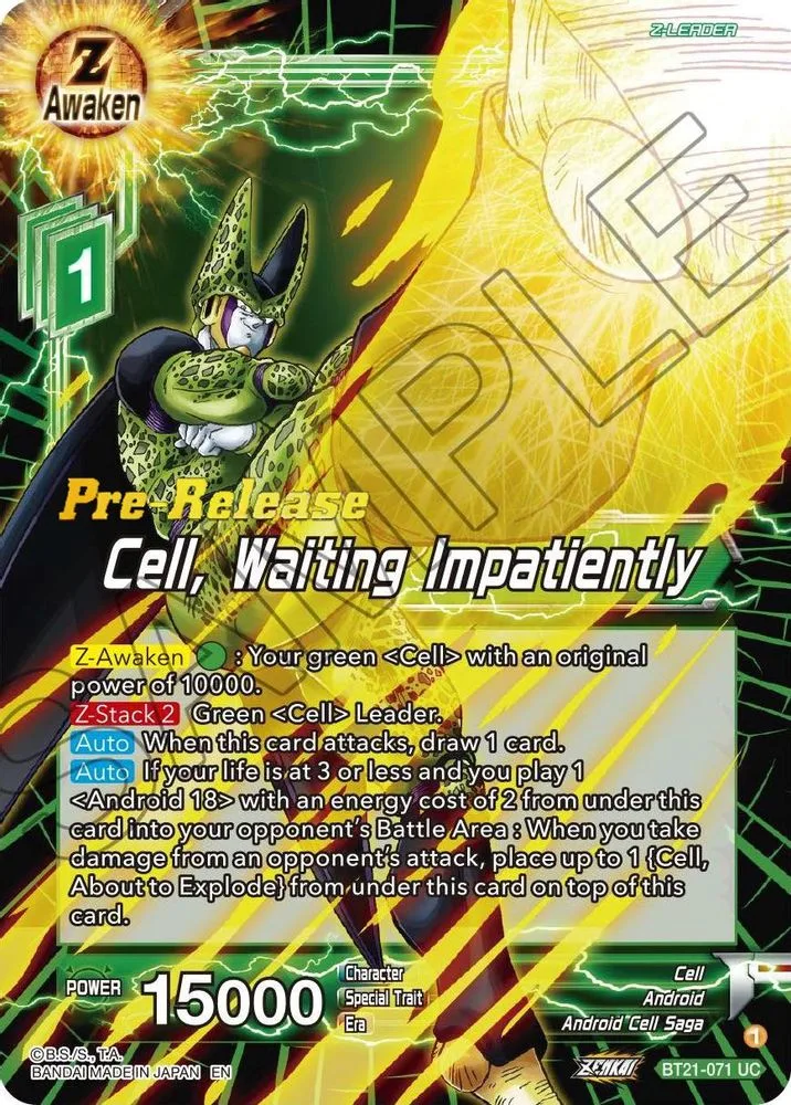 Cell, Waiting Impatiently (Pre-Release)