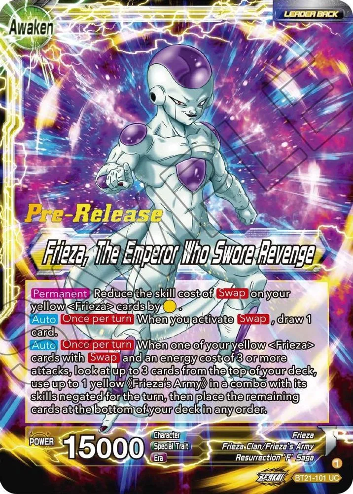 Frieza // Frieza, The Emperor Who Swore Revenge (Pre-Release)