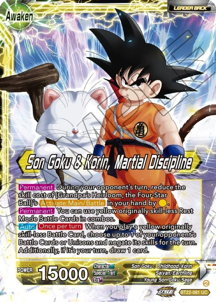 Son Goku // Son Goku & Korin, Martial Discipline