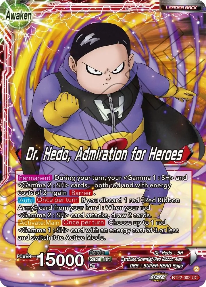 Dr. Hedo // Dr Hedo, Admiration for Heroes