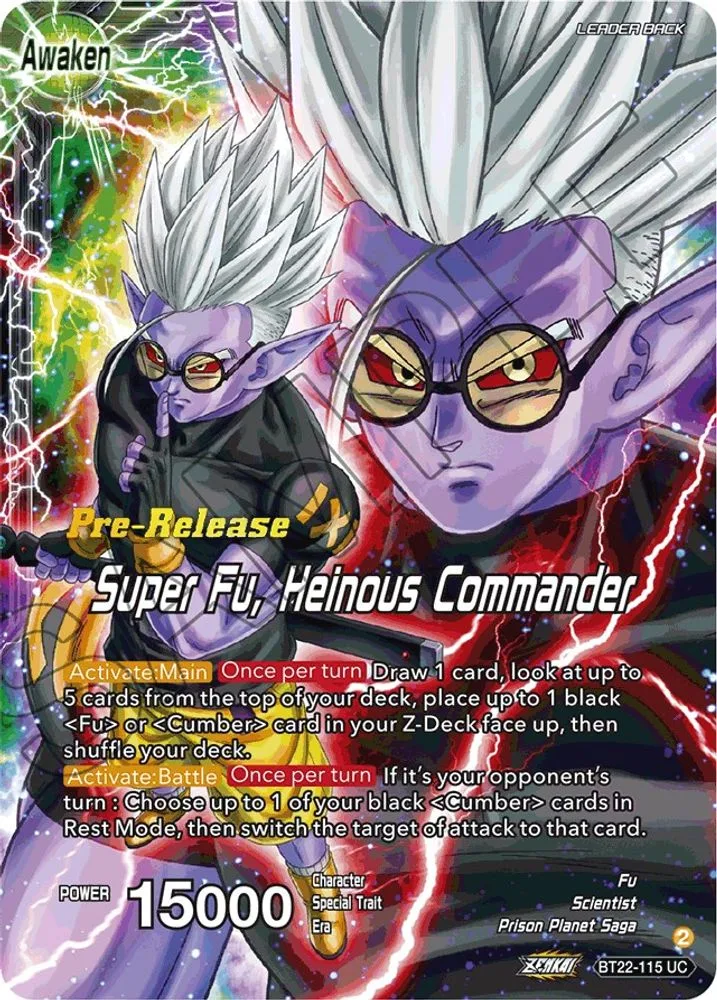 Fu // Super Fu, Heinous Commander (Pre-Release)