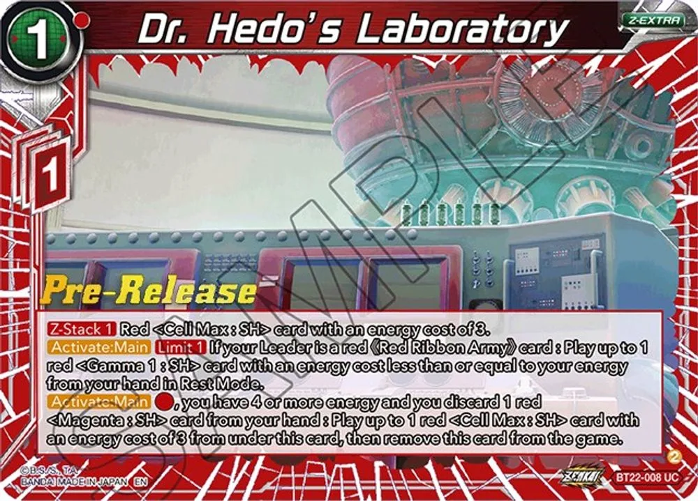 Dr. Hedo's Laboratory (Pre-Release)