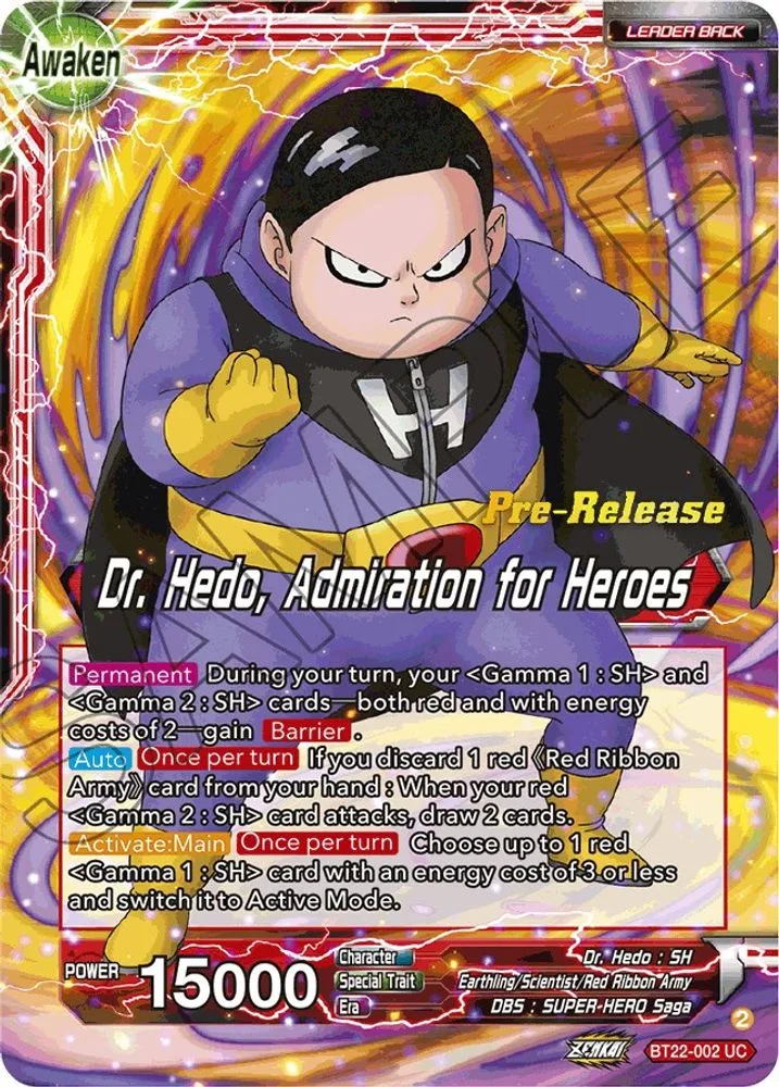 Dr. Hedo // Dr Hedo, Admiration for Heroes (Pre-Release)